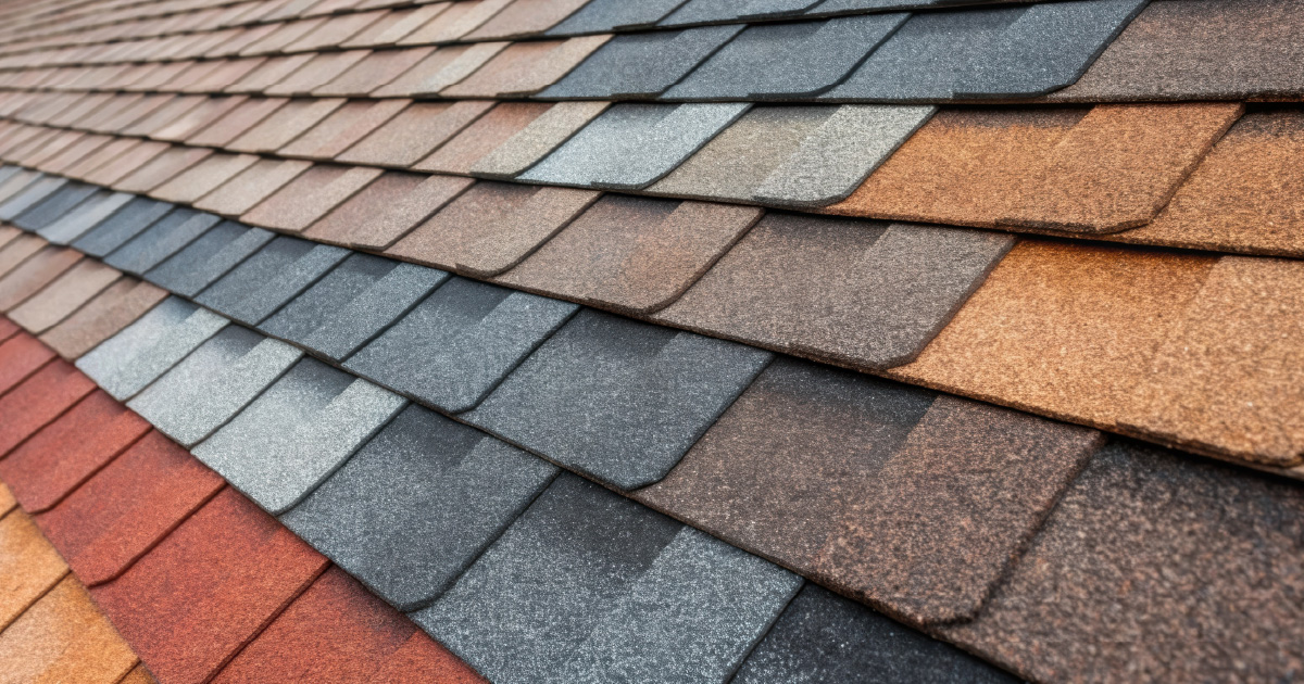 Different shingle colors